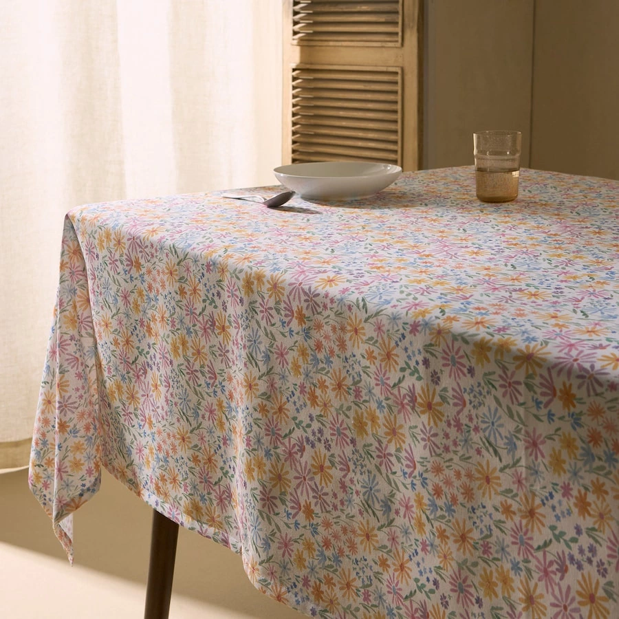 Basics El Corte Inglés - Mantel antimanchas resinado Meadow 25 