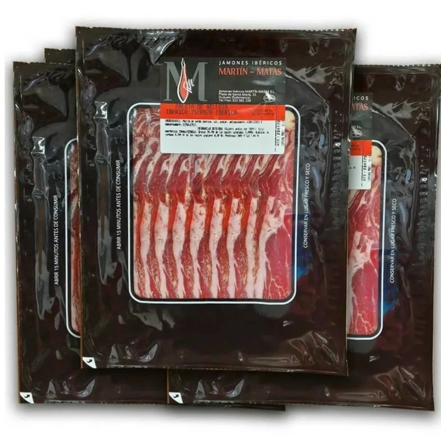 Información sobre Sobres loncheado Paleta de Bellota 75% Ibérico + REGALO Velita Ibérica