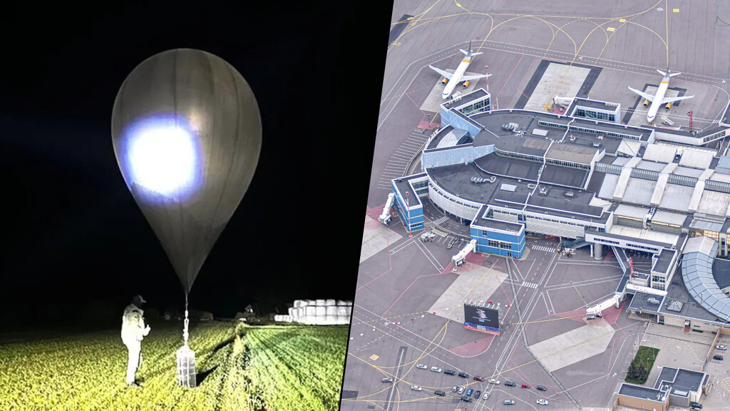 Usar globos aéreos para pasar tabaco de contrabando es común en Europa del Este. Y entonces los aeropuertos tienen un problema