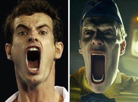 Parecidos razonables: Andy Murray y... un zombie