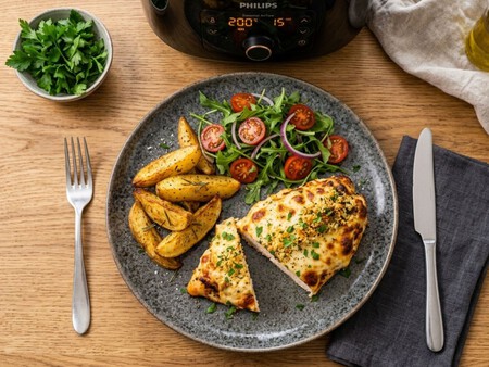 Cómo hacer pechugas de pollo congeladas en la freidora de aire: queda gratinadas, jugositas y llenas de sabor