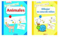 Dibujos paso a paso, unos libros que retan a los pequeños artistas 