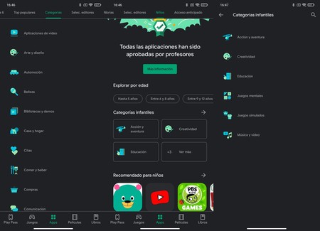 Google Play Store Nuevo Aspecto