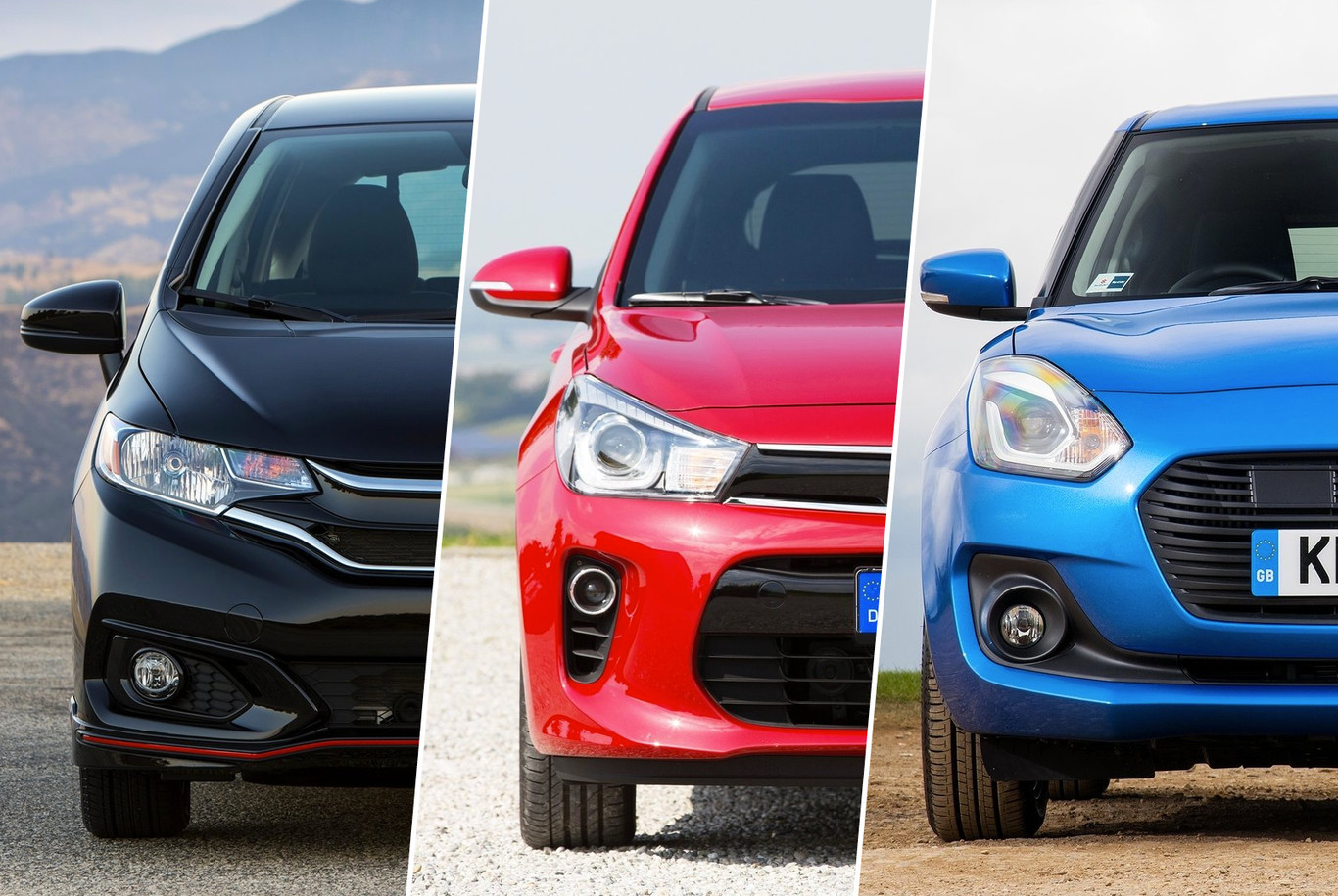 ¿Cuál me llevo? Honda Fit vs. KIA Rio vs. Suzuki Swift