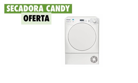 La secadora más vendida de Amazon tiene NFC, entrega gratuita y hoy, además, está rebajada: llévate una Candy CS C8LF-S por 232,89 euros