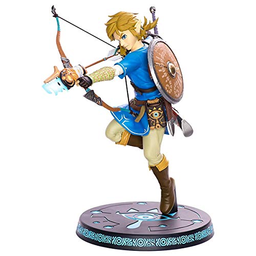 Zelda Legend Breath of The Wild Link with Bow PVC Painted Statue, Multicolor (First 4 Figures 607353b)