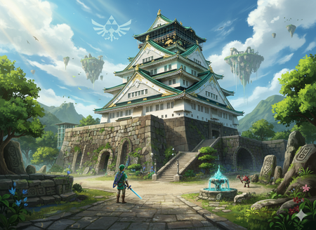 Castillo De Osaka Zelda