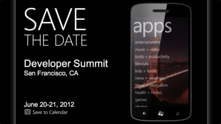 Microsoft redondea el mes de junio anunciando su Developer Summit de Windows Phone