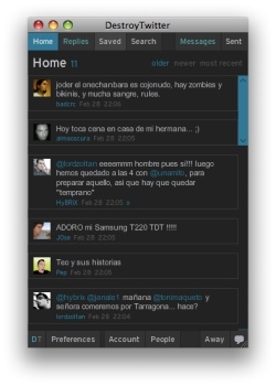 Destroy Twitter, el enésimo cliente de twitter hecho con AIR