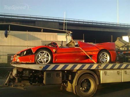 Ferrari F50 accidente Holanda
