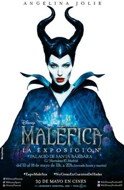 La exposición de Maléfica se podrá ver del 10 al 18 de mayo en Madrid