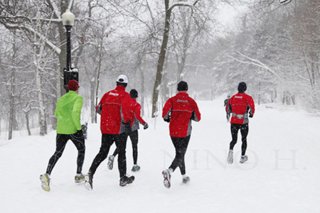 Correr con nieve: un verdadero desafío