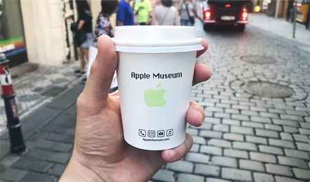 リンゴを置いていないのはこのカフェだけだと思います。