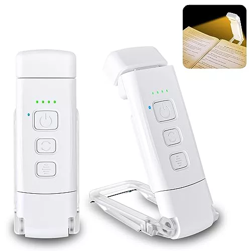 Alyvisun Luz de Lectura, 3 Modos de Color y 5 Niveles de Brillo Regulables