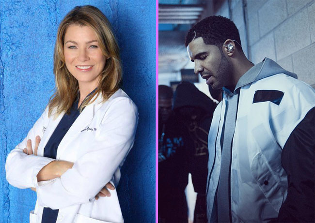 A Drake se lo rifan: primero Rihanna... ¡y ahora Ellen Pompeo!