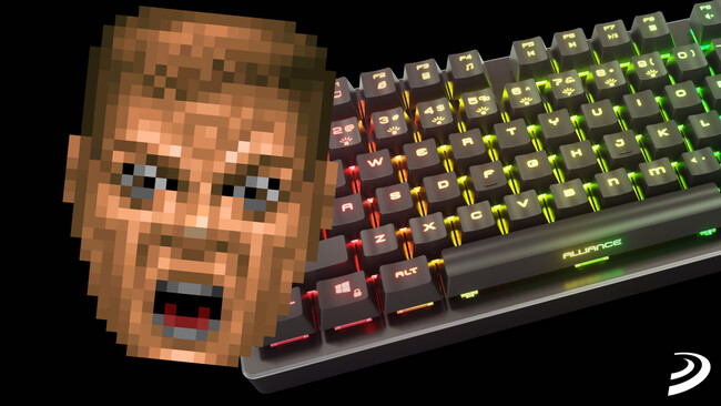 Teclado Cpu Gpu Integrada Doom