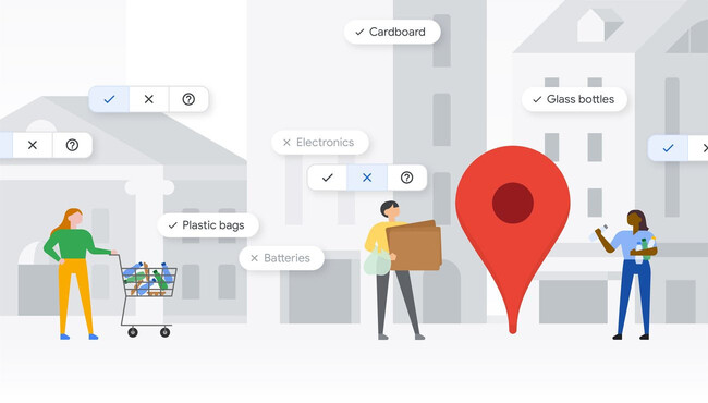 Google Maps Reciclaje