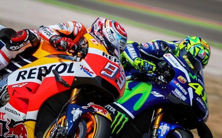 Valentino Rossi Marc Marquez Motorland 2016 2