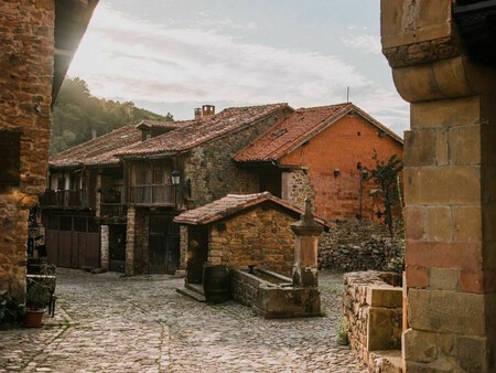 Pueblo Bonito Montana Espana Escada Viaje Turismo Desconectar