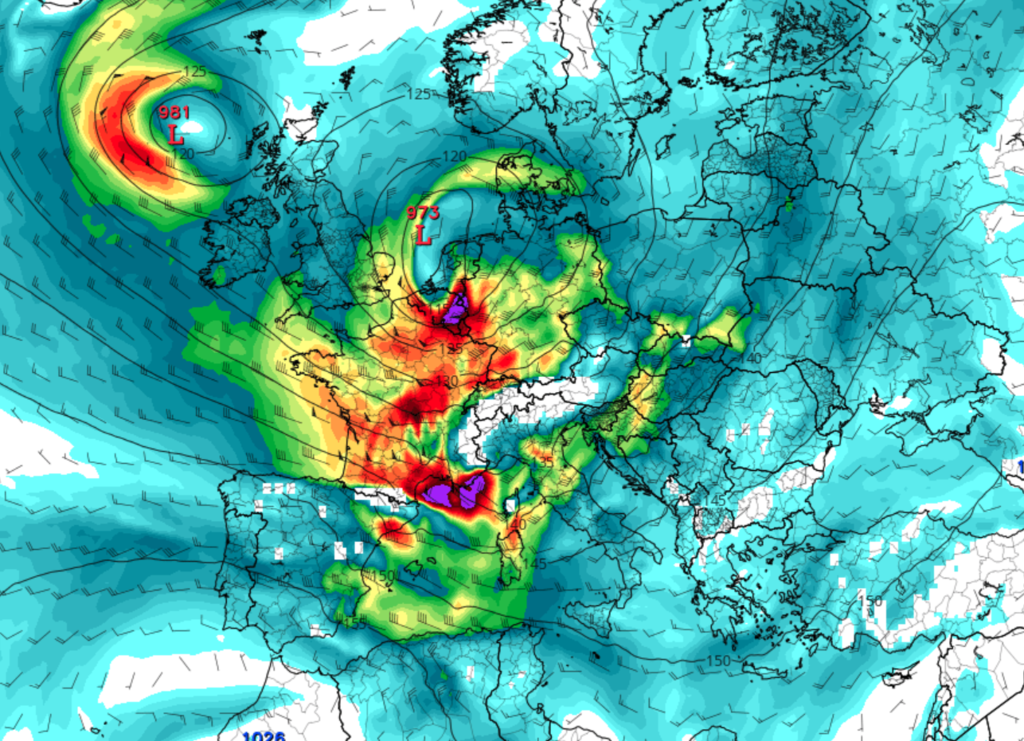 Todo el otoño que no hemos tenido hasta ahora nos golpeará de lleno. Y se resume en una palabra: 'bombogénesis' 