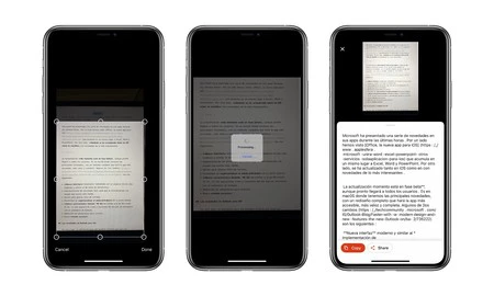 Office for iOS でドキュメントをスキャンしてテキスト認識します。