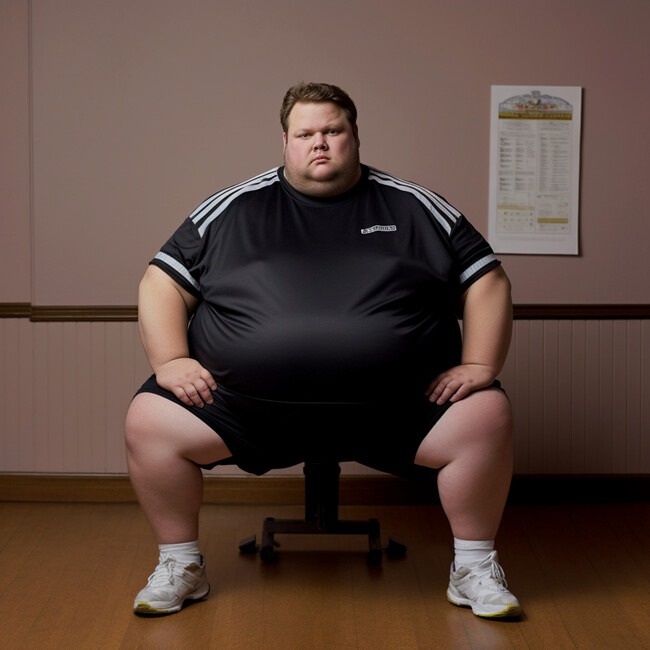 Seanmidjourney89 Obese Former At
