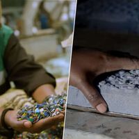 Jovem queniana desenvolveu o tijolo 2.0: principal ingrediente é o plástico de uma embalagem de xampu 