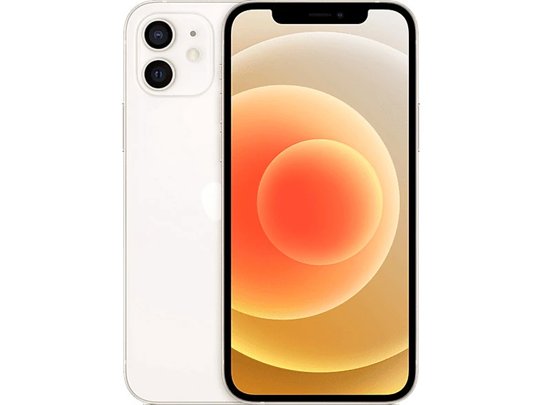 Apple iPhone 12, Blanco, 64 GB, 5G, 6.1" OLED Super Retina XDR, Chip A14 Bionic
