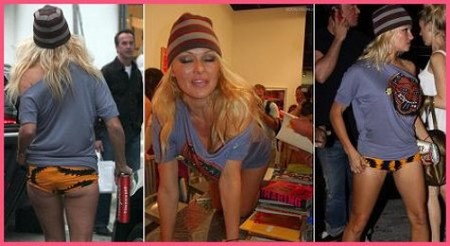Pamela Anderson y...¡fuera los pantalones!