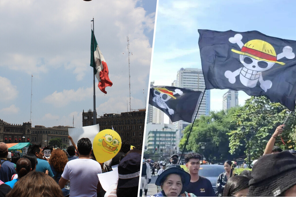 En México la Generación Z se ha lanzado a la calle para reclamar cambios. Y lo ha hecho a golpe de 'One Piece'