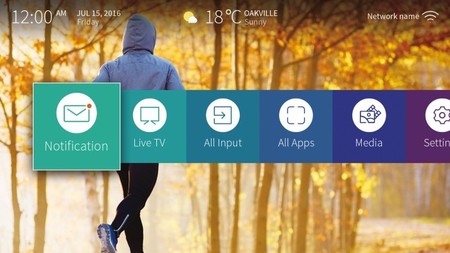 Hisense interfaz smart TV