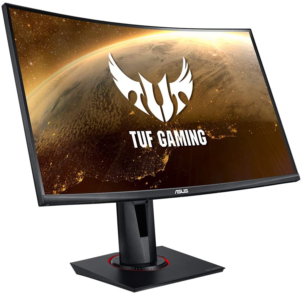 ASUS TUF Gaming VG27WQ - Monitor Curvo para Juegos de 27" WQHD (2560x1440, 165 Hz, Extreme Low Motion Blur, Adaptive-Sync, Freesync Premium, 1 ms MPRT, DisplayHDR 400)