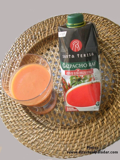Gazpacho raf Santa Teresa. Cata de producto