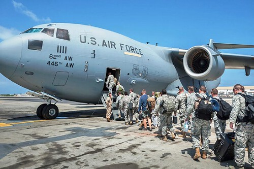 Aviao Cargueiro modelo Boeing C-17 Globemaster III. Créditos: ANG/Major Dale Greer