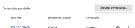 Chrome Exportar Contrasenas Mac