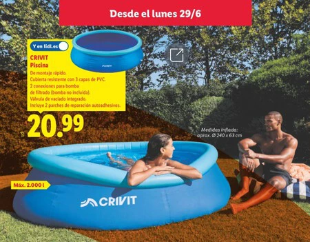 Folleto Lodl Piscina Crivit