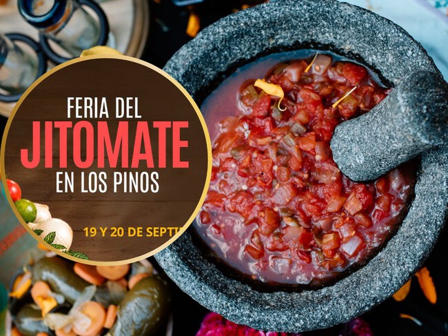 Disfruta de una salsa molcajeteada, bebidas, dulces y nieves en la Feria del Jitomate en Los Pinos con degustaciones y talleres este fin de semana