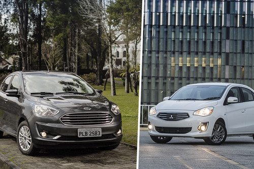 Ford Figo vs. Mitsubishi Mirage G4: ¿Cuál conviene comprar?