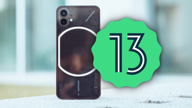 Nothing Phone Android 13