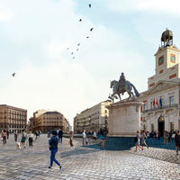 Adiós a los coches en la nueva Puerta del Sol de Madrid, que será más diáfana y retornará al diseño del siglo XIX