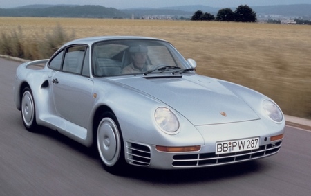 Porsche 959 plata