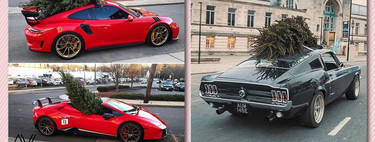 Cuando la Navidad supera a la ficción y sólo tienes un coche deportivo para cargar el abeto