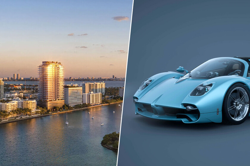 No podrías comprar un Pagani Utopia Roadster ni aunque seas rico. Salvo si compras un ático de 28 millones de euros en Miami