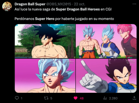 Super Dragon Ball Heroes Animacion Cgi Twitter 2