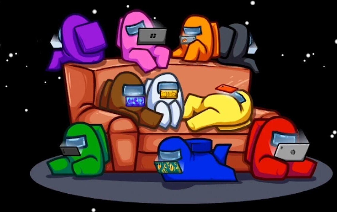 Dibujos Con Puntos Para Chat De Twitch Among Us facilita la comunicación entre los jugadores al introducir la  función de chat rápido