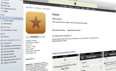 Reeder para iOS se actualiza, soporte para Feedbin y posibilidad de funcionar independientemente