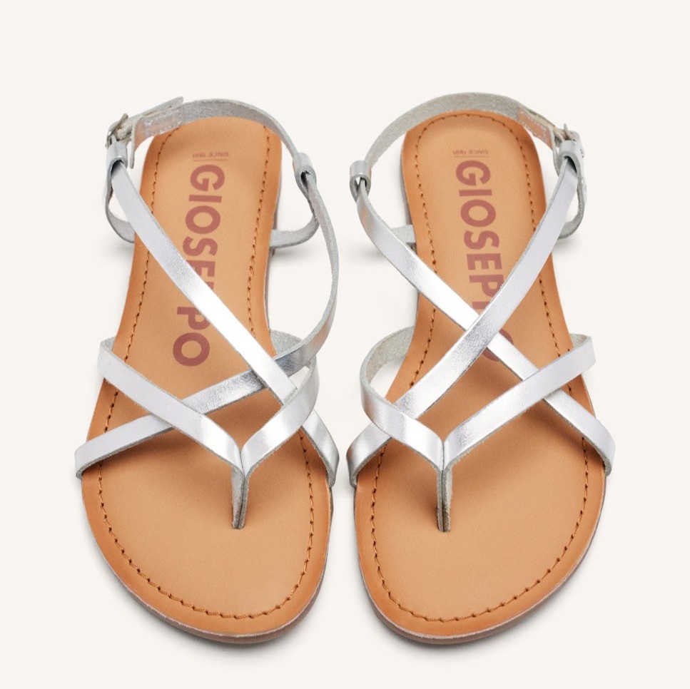 Sandalias planas de piel de Gioseppo