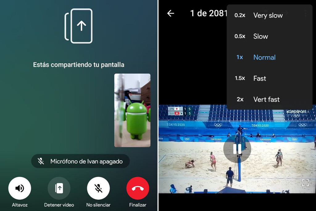 Telegram Beta prueba a compartir la pantalla en videollamadas, te permite elegir la velocidad de los vídeos y más cambios