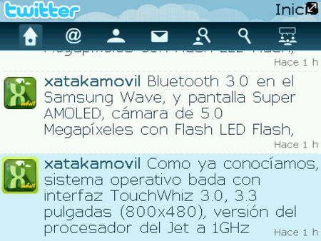 Aplicación oficial de Twitter en BlackBerry, la hemos probado