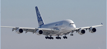 Un A-380 como "jet privado"